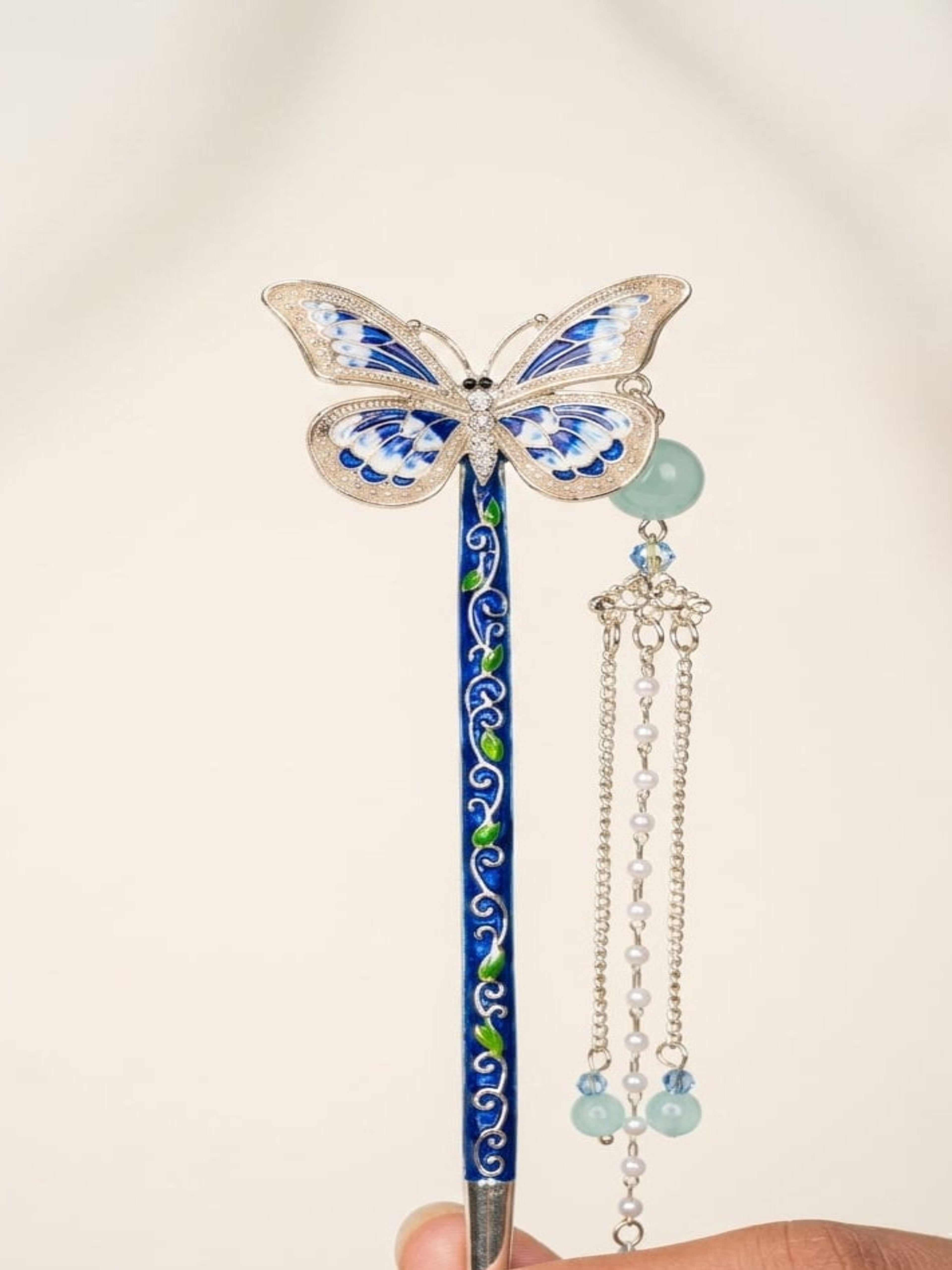 Fluttering Blue